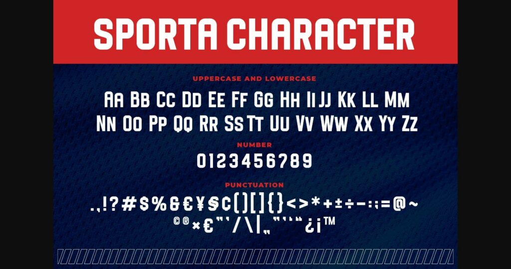 Sporta Font Poster 8