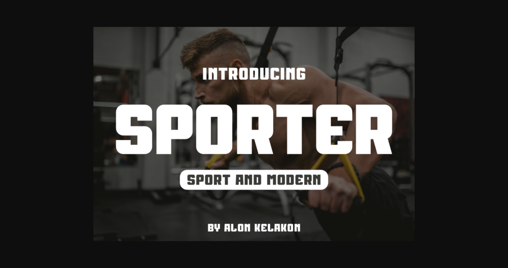 Sporter Font Poster 3