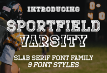 Sportfield Varsity Fonts