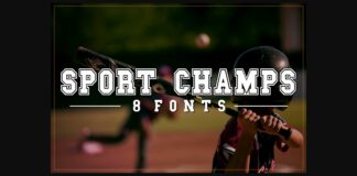 Sports Champs Font Poster 1