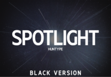 Spotlight Black Font