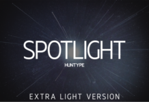 Spotlight Extra Light Font