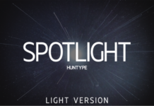 Spotlight Light Fonts