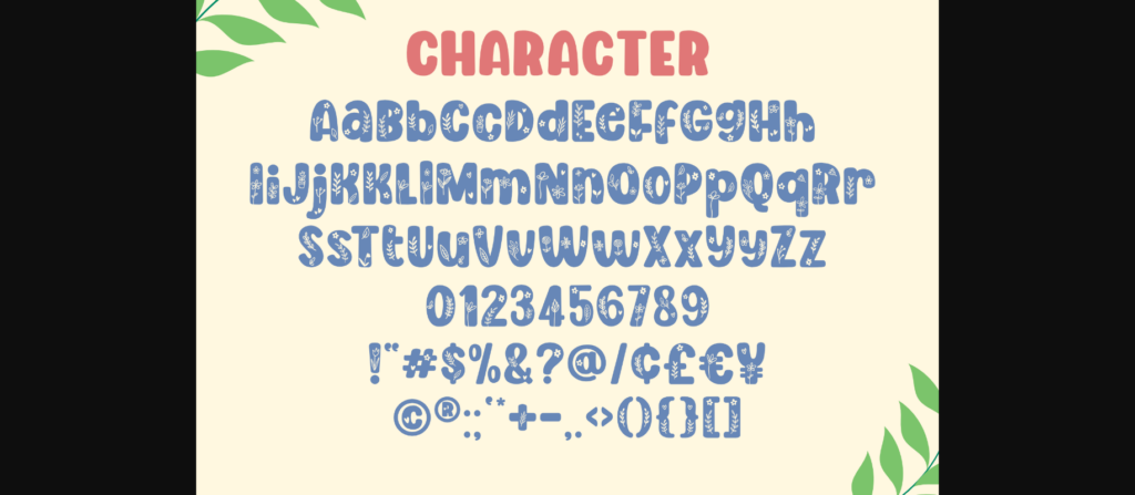 Spring Smile Font Poster 4