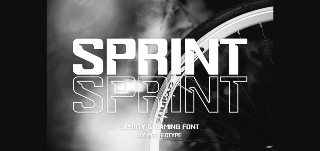 Sprint Font Poster 3