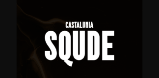 Squde Castalunia Font Poster 1