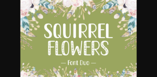 Squirrel Duo Font Poster 1