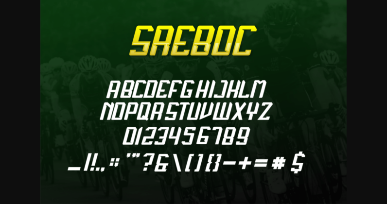 Sreboc Font Poster 5