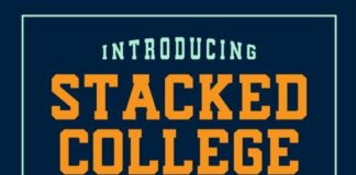 Stacked College Fonts