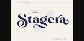 Stagera Font Poster 1