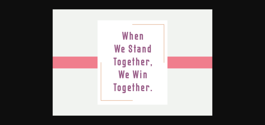 Stand Together Font Poster 4