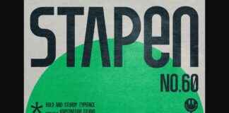 Stapen Font Poster 1