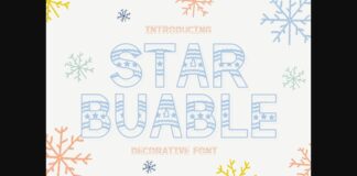 Star Buable Font Poster 1