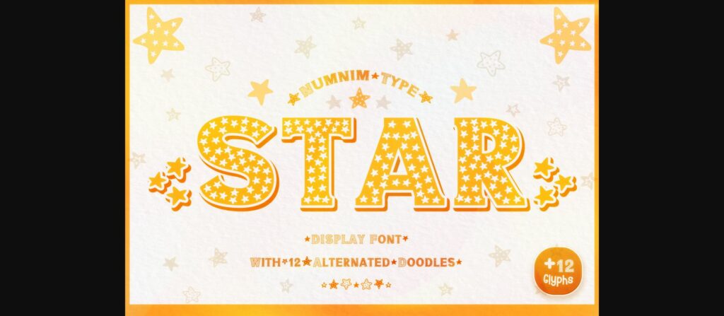 Star Font Poster 1