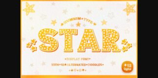 Star Font Poster 1