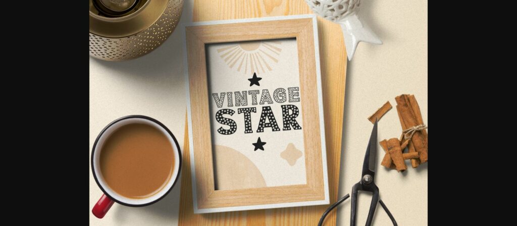 Star Font Poster 10