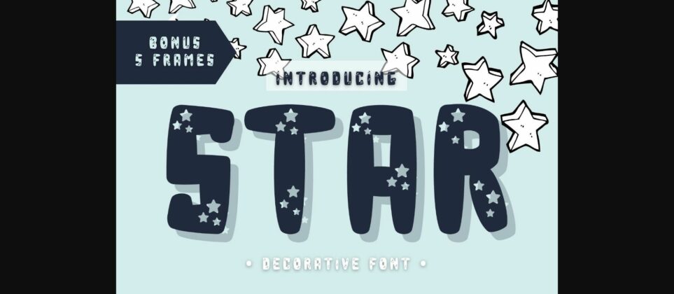 Star Font Poster 1