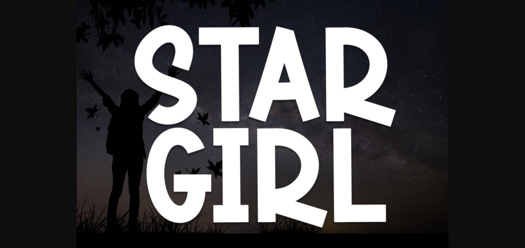 Star Girl Font Poster 3