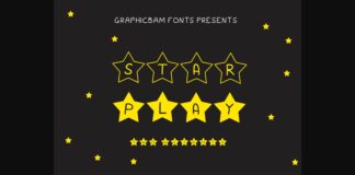 Star Play Font Poster 1