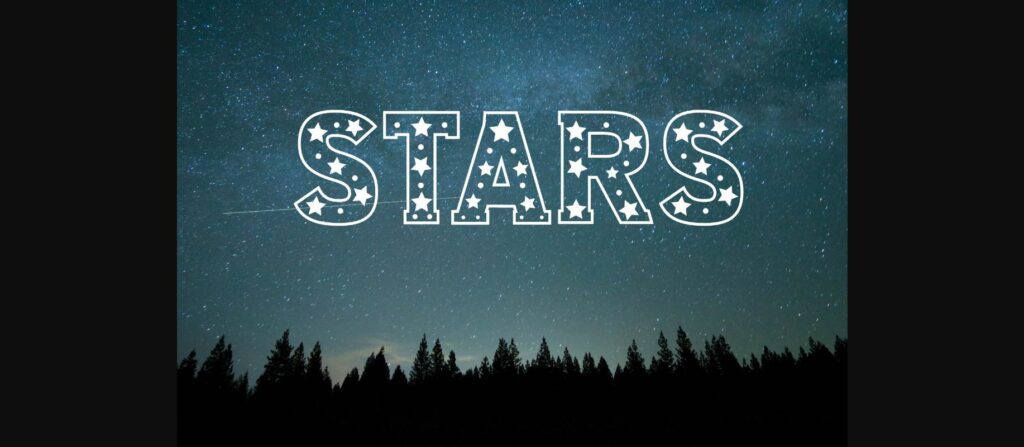 Star Slab Font Poster 10