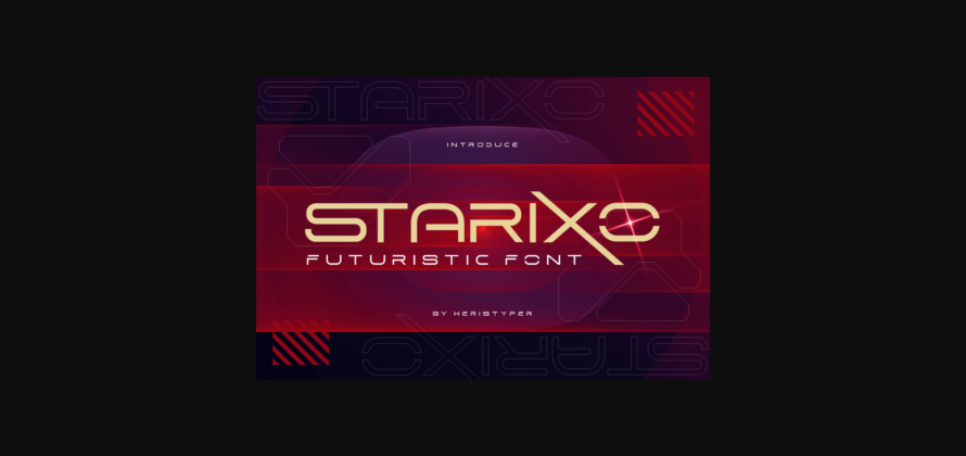 Starixo Font Poster 3