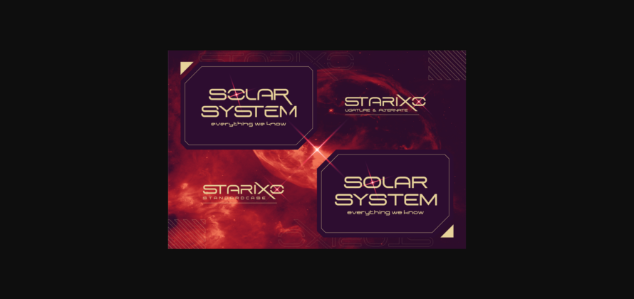 Starixo Font Poster 6