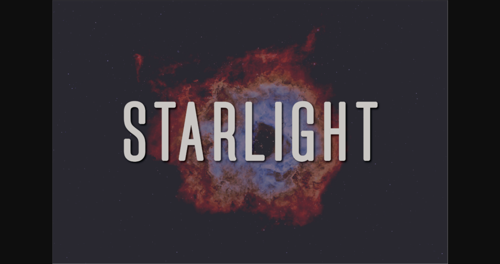 Starlight Font Poster 1