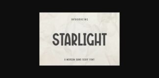 Starlight Font Poster 1