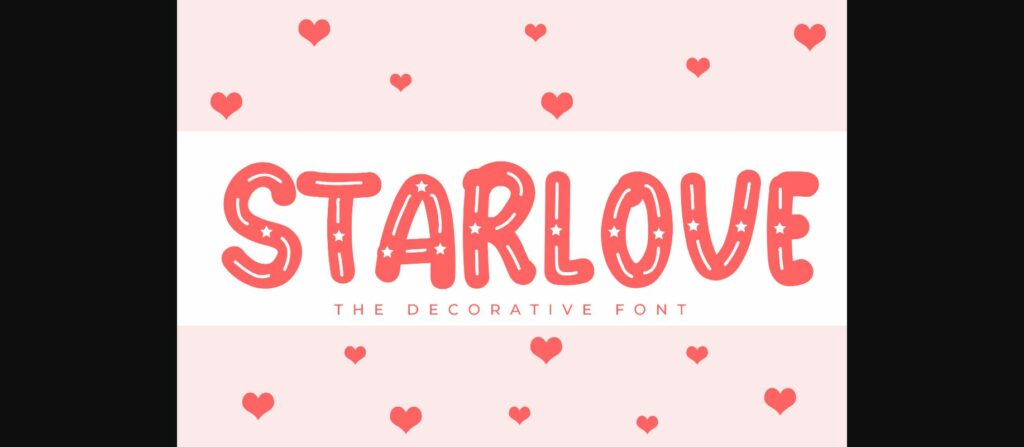 Starlove Font Poster 3