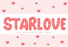 Starlove Font Poster 1