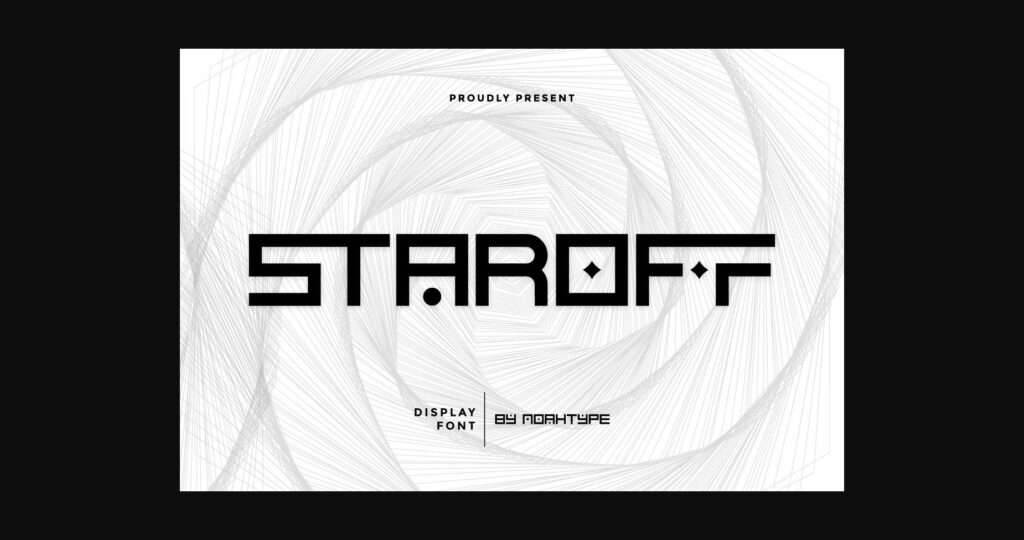 Staroff Font Poster 1