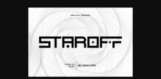 Staroff Font Poster 1