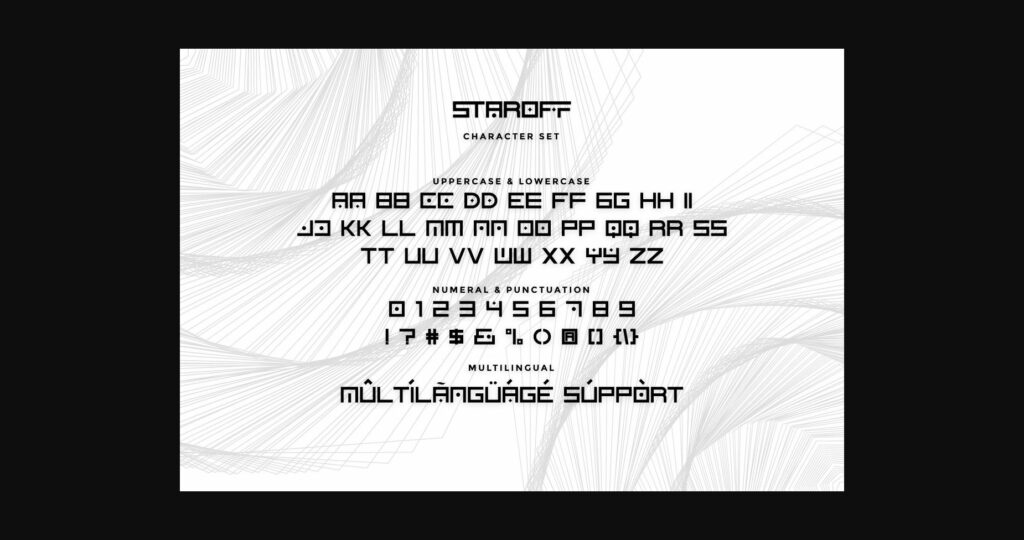 Staroff Font Poster 6