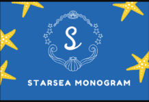 Starsea Monogram Font Poster 1