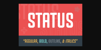 Status Font Poster 1