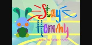 Stay Hommy Font Poster 1