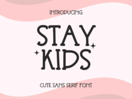 Stay Kids Fonts