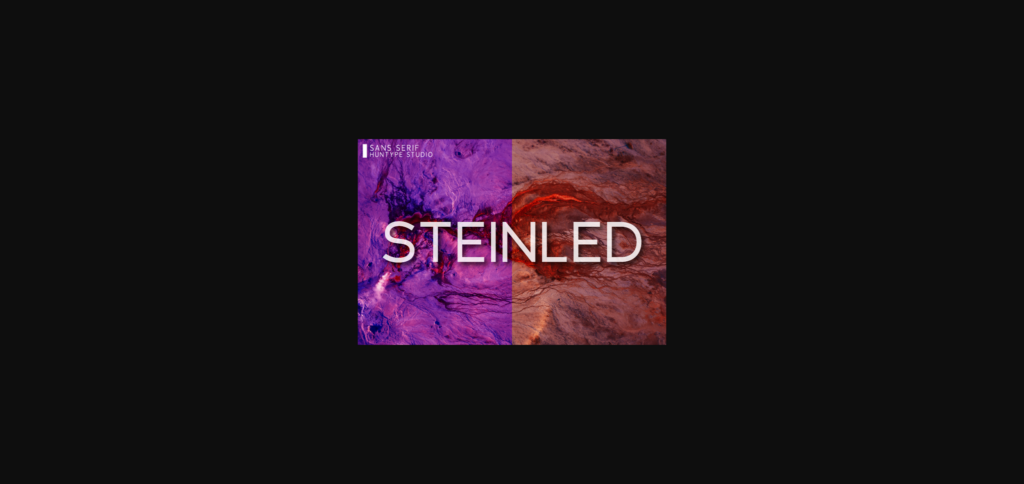 Steinled Font Poster 3