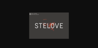 Stelove Font Poster 1