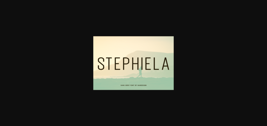 Stephiela Font Poster 3