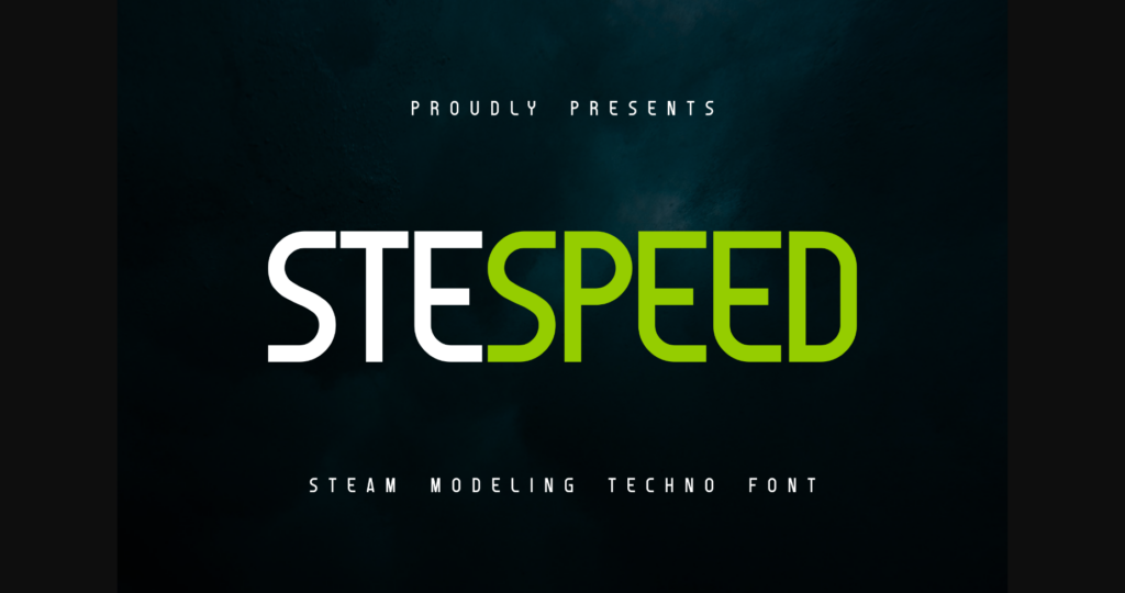 Stespeed Font Poster 1