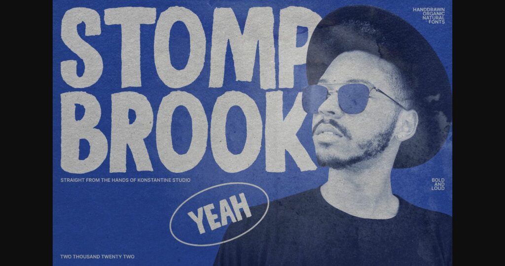 Stomp Brook Font Poster 3