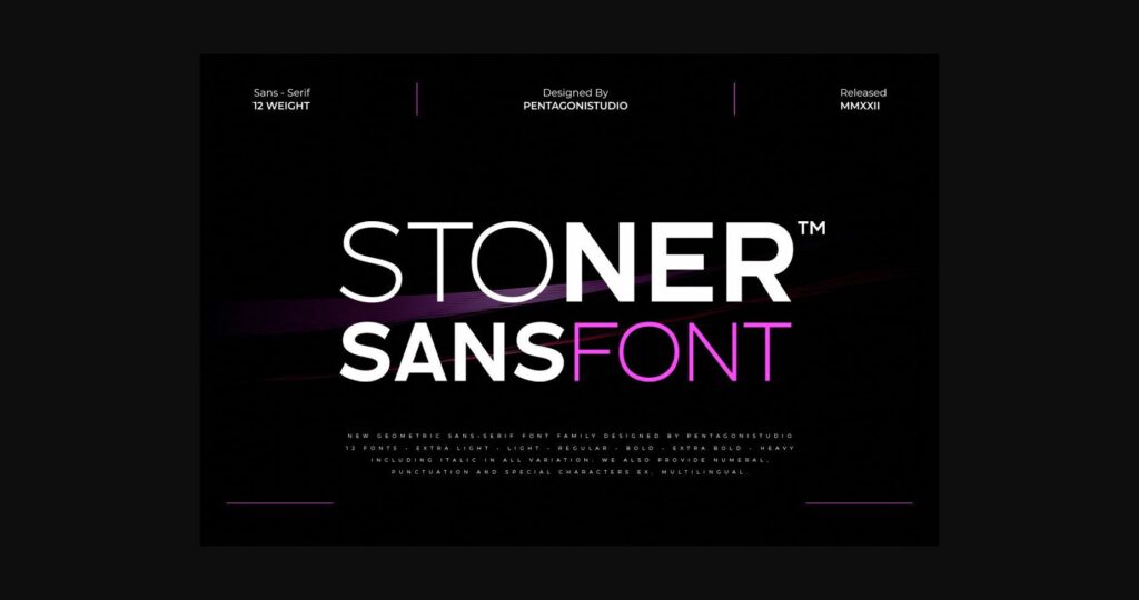 Stoner Font Poster 1