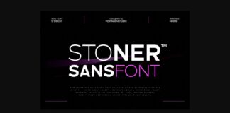 Stoner Font Poster 1