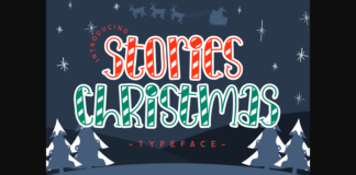 Stories Christmas Font Poster 1