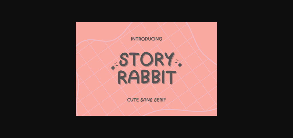 Story Rabbit Font Poster 3