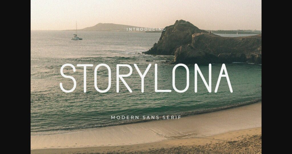 Storylona Font Poster 3