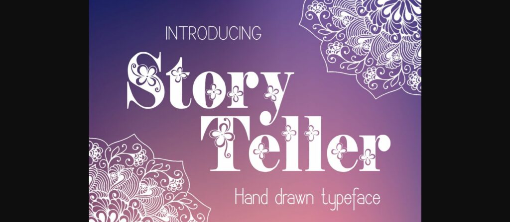 Storyteller Font Poster 6