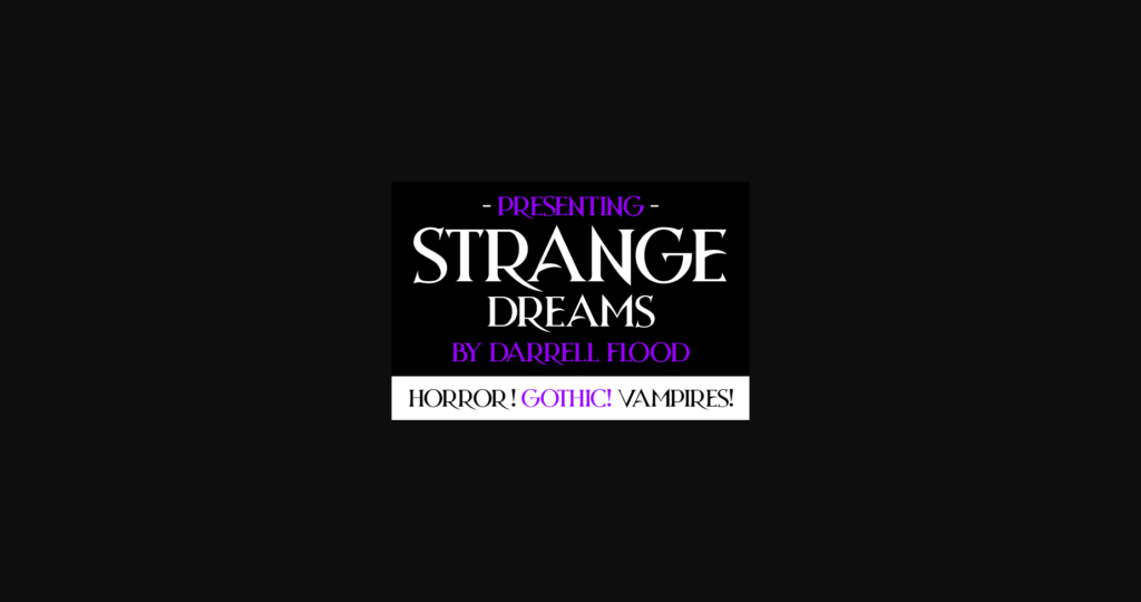 Strange Dreams Font Poster 3