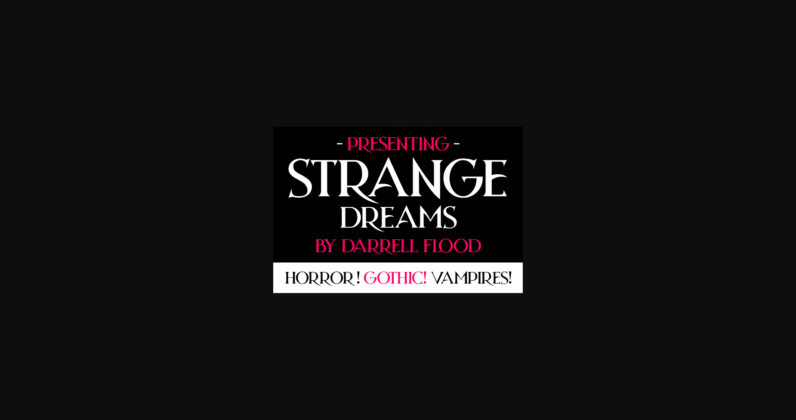 Strange Dreams Font Poster 4